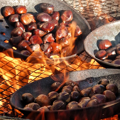 chestnuts in Yunquera